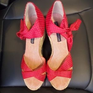 Tommy Hilfiger red with white polka dots